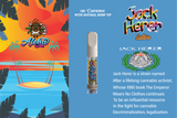 Jack Herer Sativa - 1ml Cartridge with Natural HEMP Tip