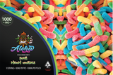 Sour Neon Worms - Infused Cannabis Gummy's