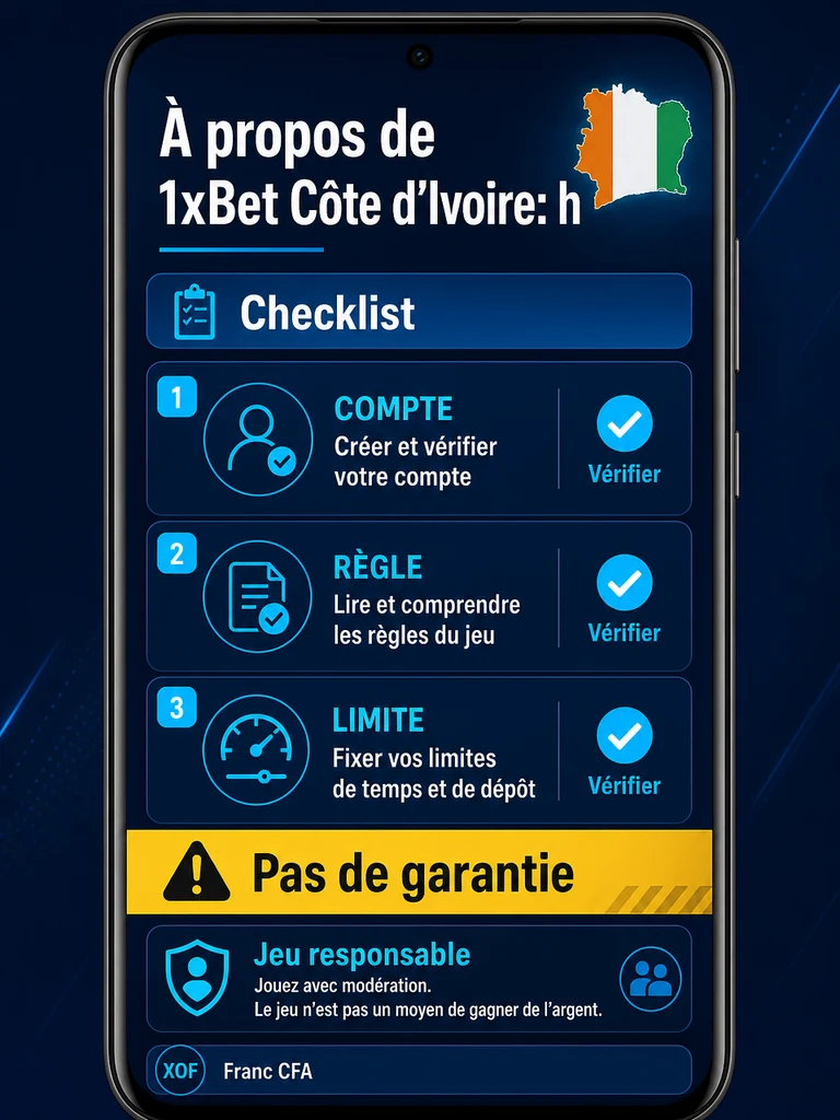 À propos de 1xBet Côte d’Ivoire: histoire et avis