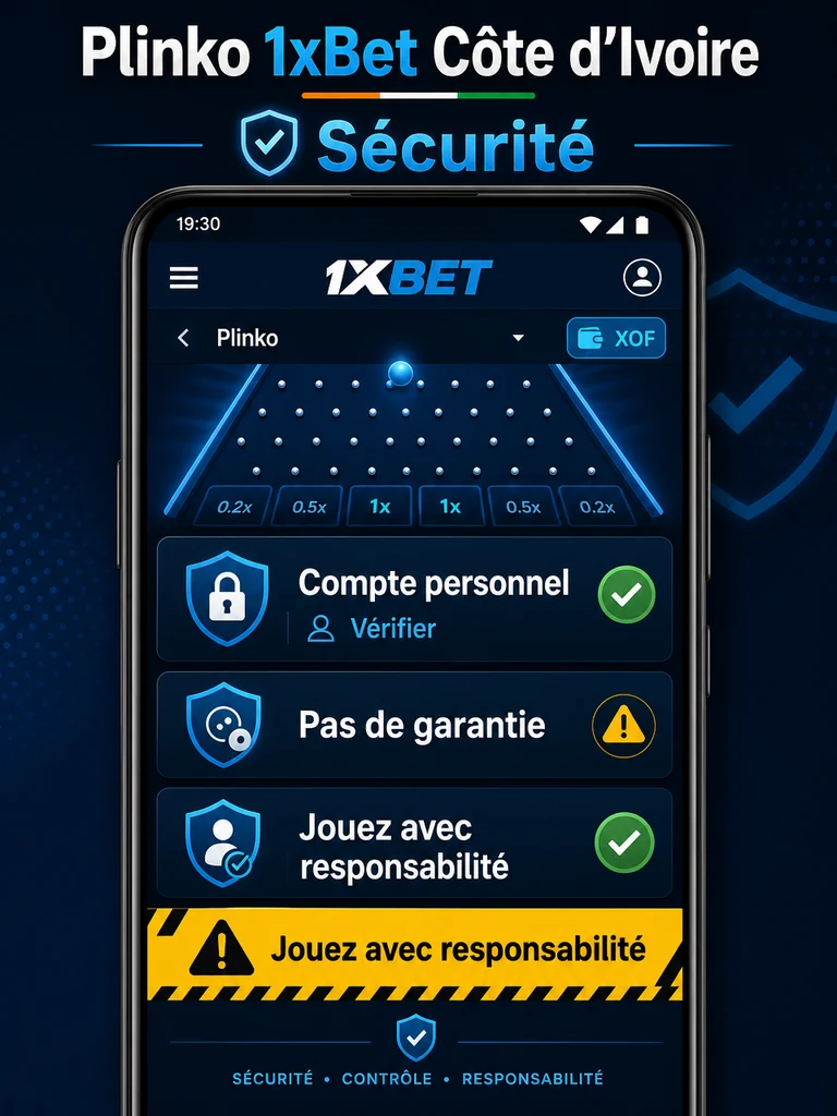 Plinko 1xBet Côte d’Ivoire: règles et risques
