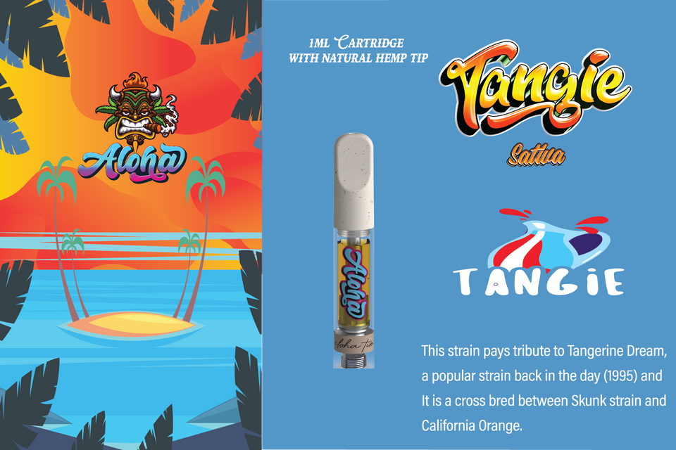 Tangie Sativa - 1ml Cartridge with Natural HEMP Tip